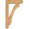 Ekena Millwork Imperial Arts and Crafts Smooth Bracket w/ Offset Brace, Western Red Cedar, 5 1/2"W x 20"D x 32"H BKT0604X20X32IMP03SWR - alternate 3